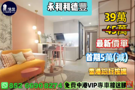 中山永利利德丰，首期5万(减)，现楼发售，香港银行按揭，最新价单