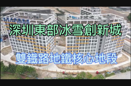 東部冰雪創新城-深圳|首期5萬(減)|雙地鐵核心地段|香港銀行按揭 (實景航拍)