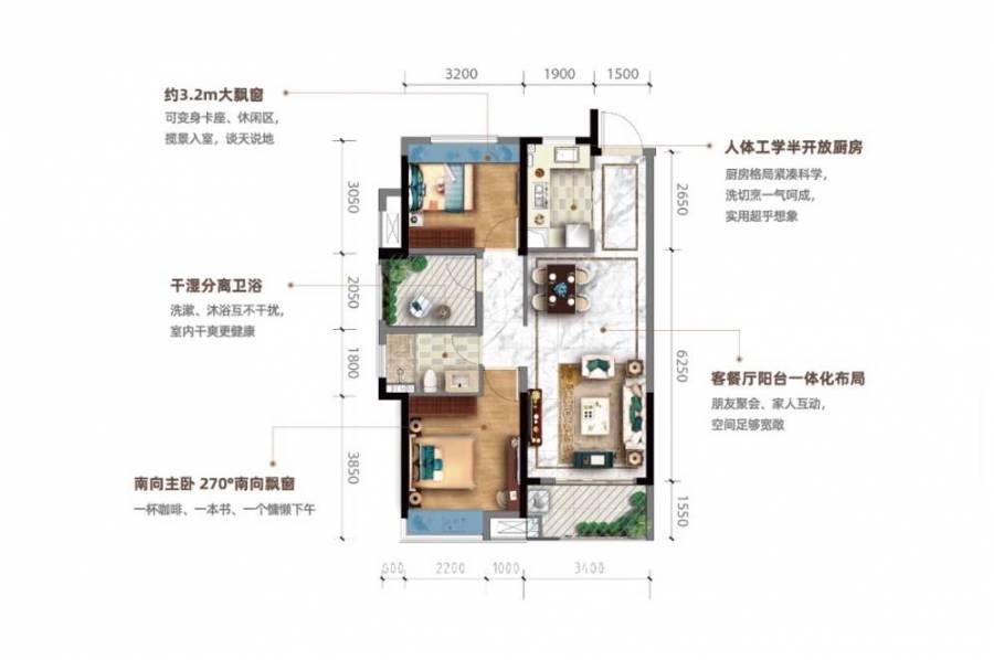 珠海北站美的宝龙城，首期5万(减)，楼价尾数直接银行月供，最新价单
