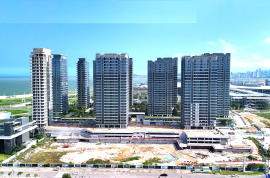 珠海港珠澳未來城，首期5萬(減)，港珠澳大橋關口上蓋物業，香港銀行按揭，最新價單，中港專車免費上門接載睇樓