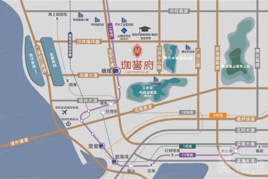 深圳鸿荣源珈誉府，首期5万(减)，香港银行按揭，最新价单